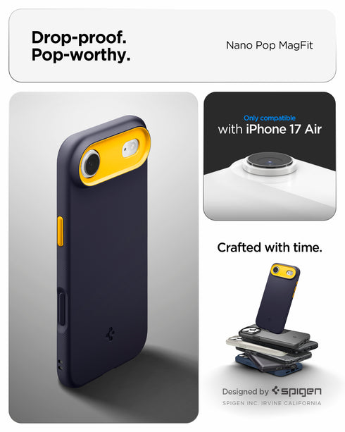 Spigen iPhone 17 AIR Case Nano Pop MAGFIT